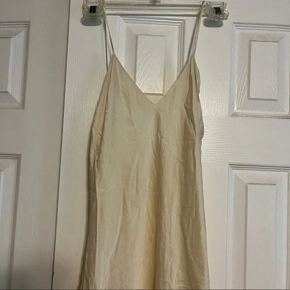 Victorias Secret Gold Label 100% Silk Midi Slip Dress - Picture 3 of 7